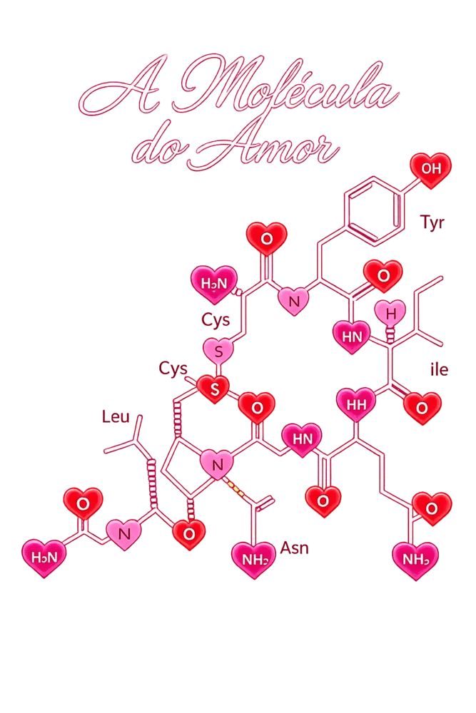 A Molécula do Amor — estrutura ilustrada